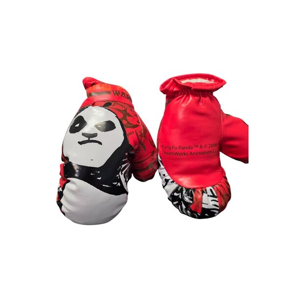 Kung Fu Panda Movie Promo Vintage Kids Boxing Gloves - Picture 8 of 10